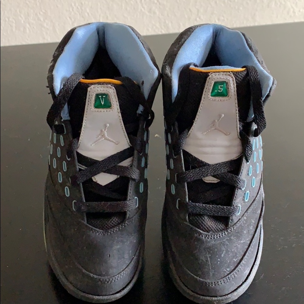 Black/Lt Blue Carmelo Anthony High Top Sneakers
